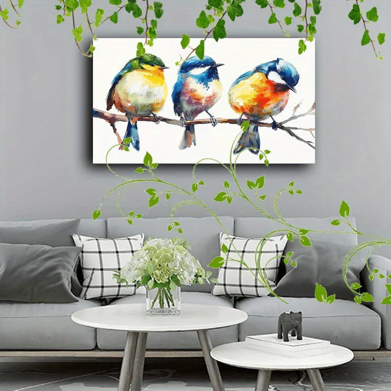 Wooden Framed Canvas Painting Artwork Very Suitable for Office Corridor Home Living Room... - House Of Avana