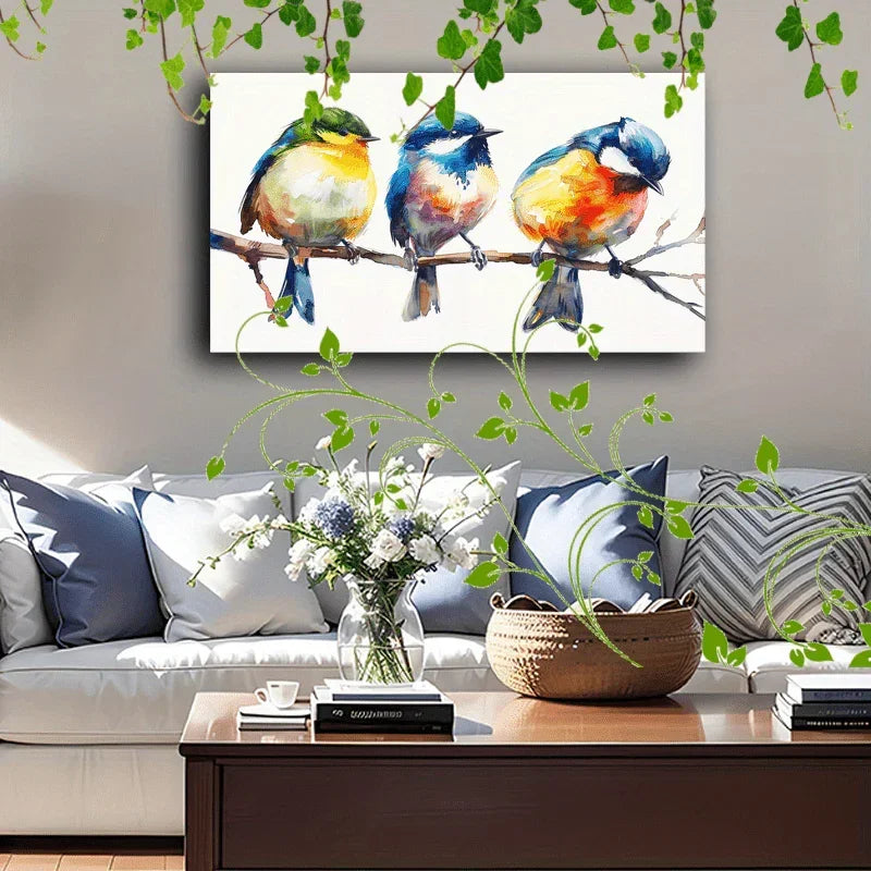 Wooden Framed Canvas Painting Artwork Very Suitable for Office Corridor Home Living Room... - House Of Avana