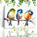 Wooden Framed Canvas Painting Artwork Very Suitable for Office Corridor Home Living Room... - House Of Avana