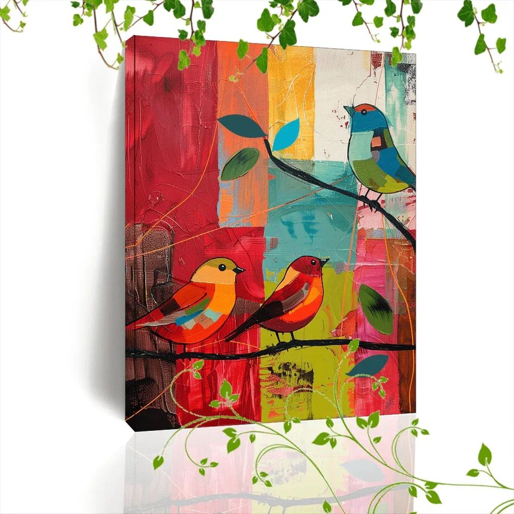 Wooden Framed Canvas Painting Artistic Printing, Corridor Home Living Room Decoration Suspensibility... - House Of Avana