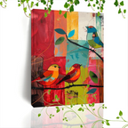 Wooden Framed Canvas Painting Artistic Printing, Corridor Home Living Room Decoration Suspensibility... - House Of Avana