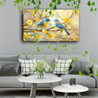 Wooden Framed Canvas Painting Artwork Very Suitable for Office Corridor Home Living Room Decoration Two... - House Of Avana