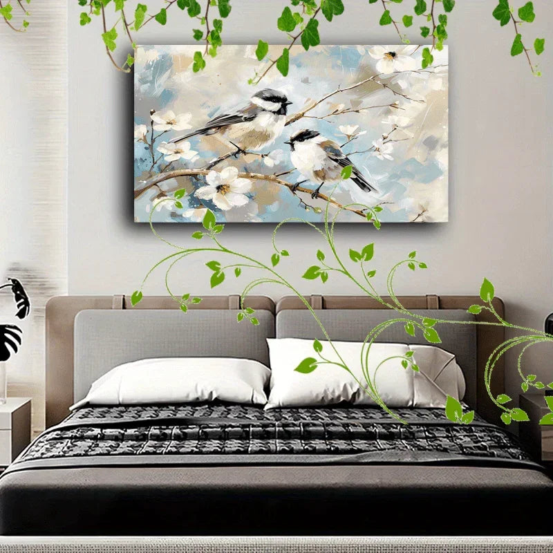 Wooden Framed Canvas Painting Artwork Very Suitable for Office Corridor Home Living Room Decoration... - House Of Avana