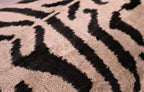 Canvello Black And Beige Tiger Print Throw Pillows | 16 x 24 in (40 x 60 cm) Canvello