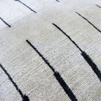 Canvello Black and White Pillows for Couch | 16x16 Inch, side view - House Of Avana