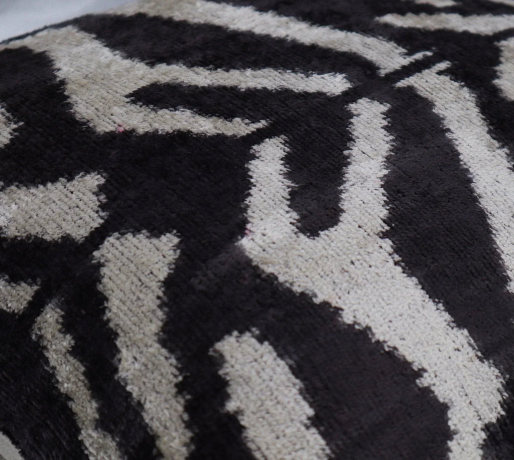 Canvello Black And White Throw Pillow | 16 x 16 in (40 x 40 cm) Canvello