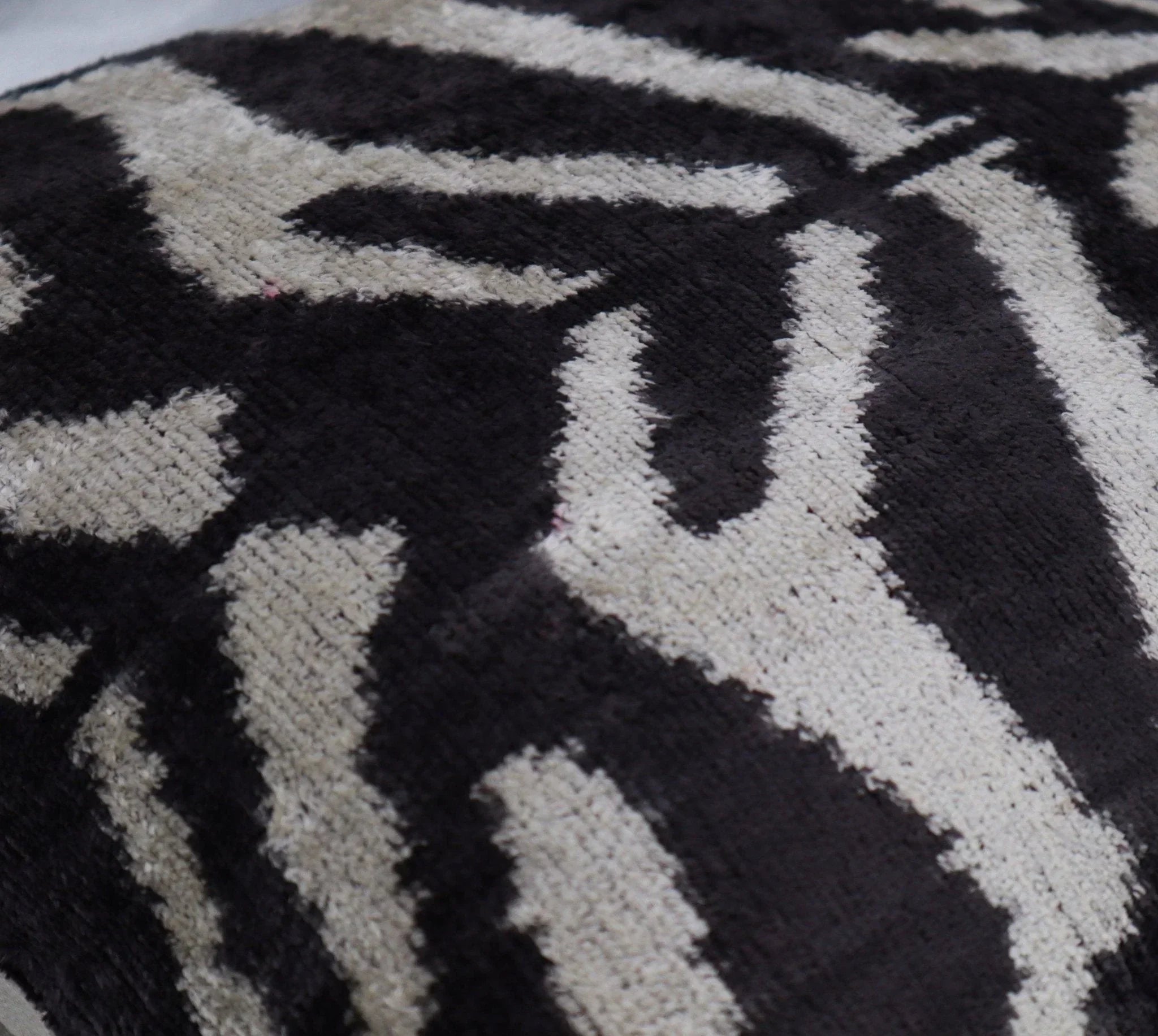 Canvello Black And White Throw Pillow | 16 x 16 in (40 x 40 cm) Canvello