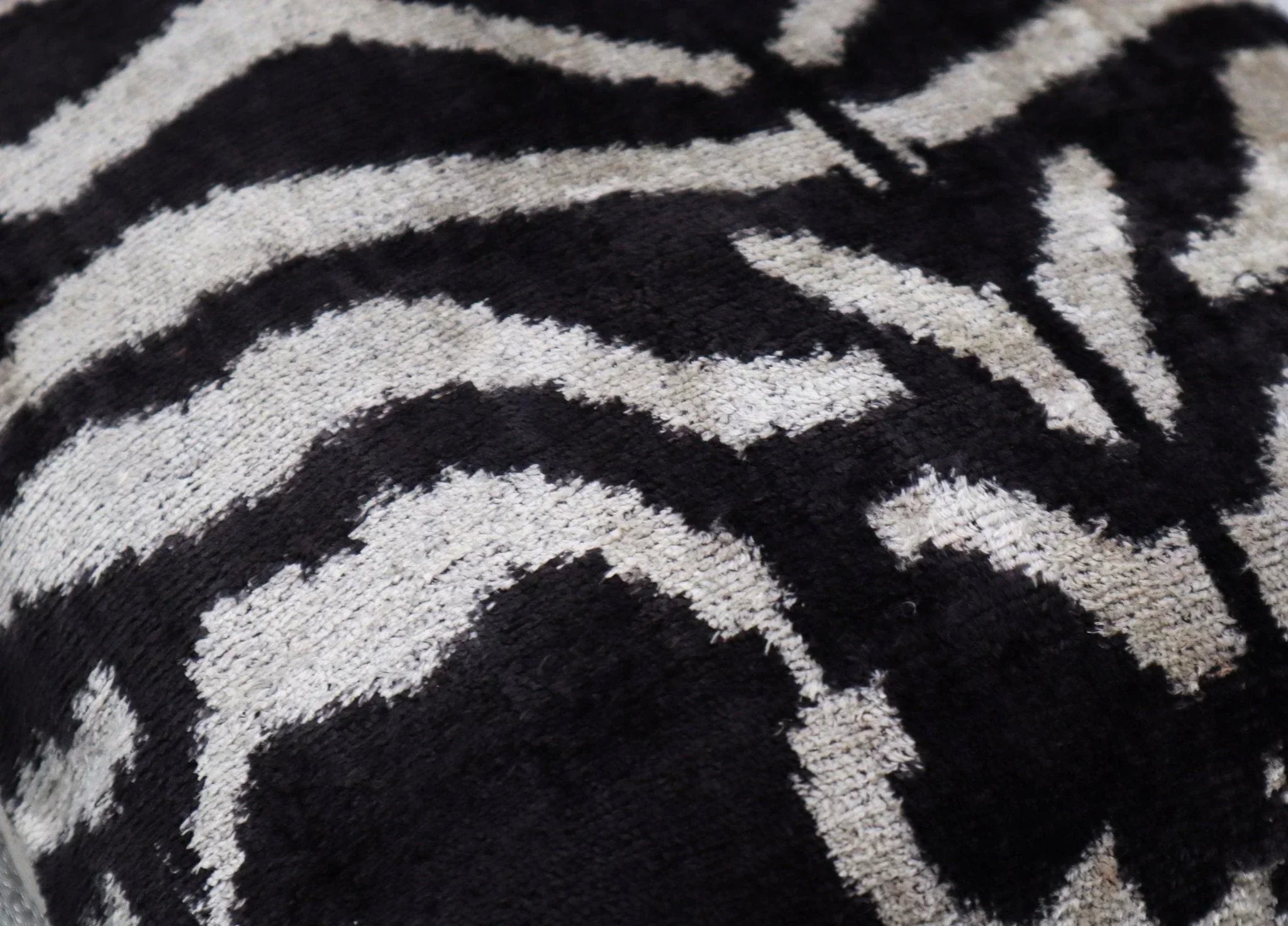 Canvello Black And White Throw Pillow | 16 x 16 in (40 x 40 cm) Canvello