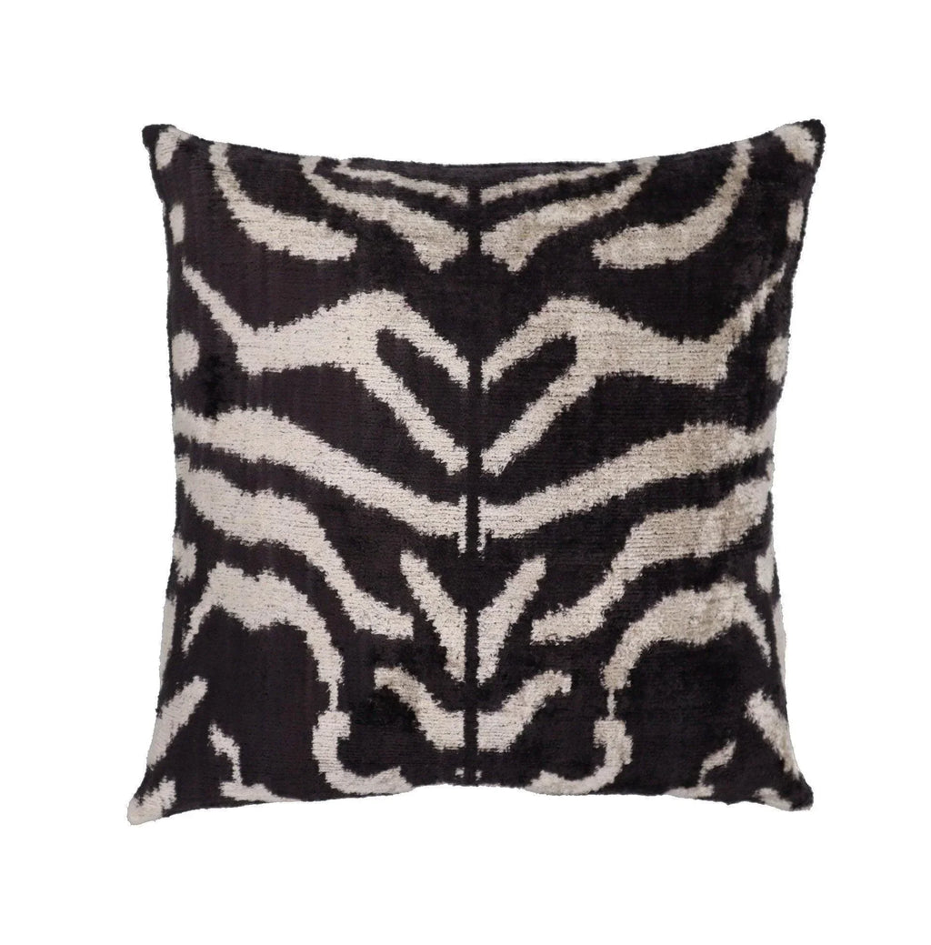 Canvello Black And White Throw Pillow | 16 x 16 in (40 x 40 cm) Canvello