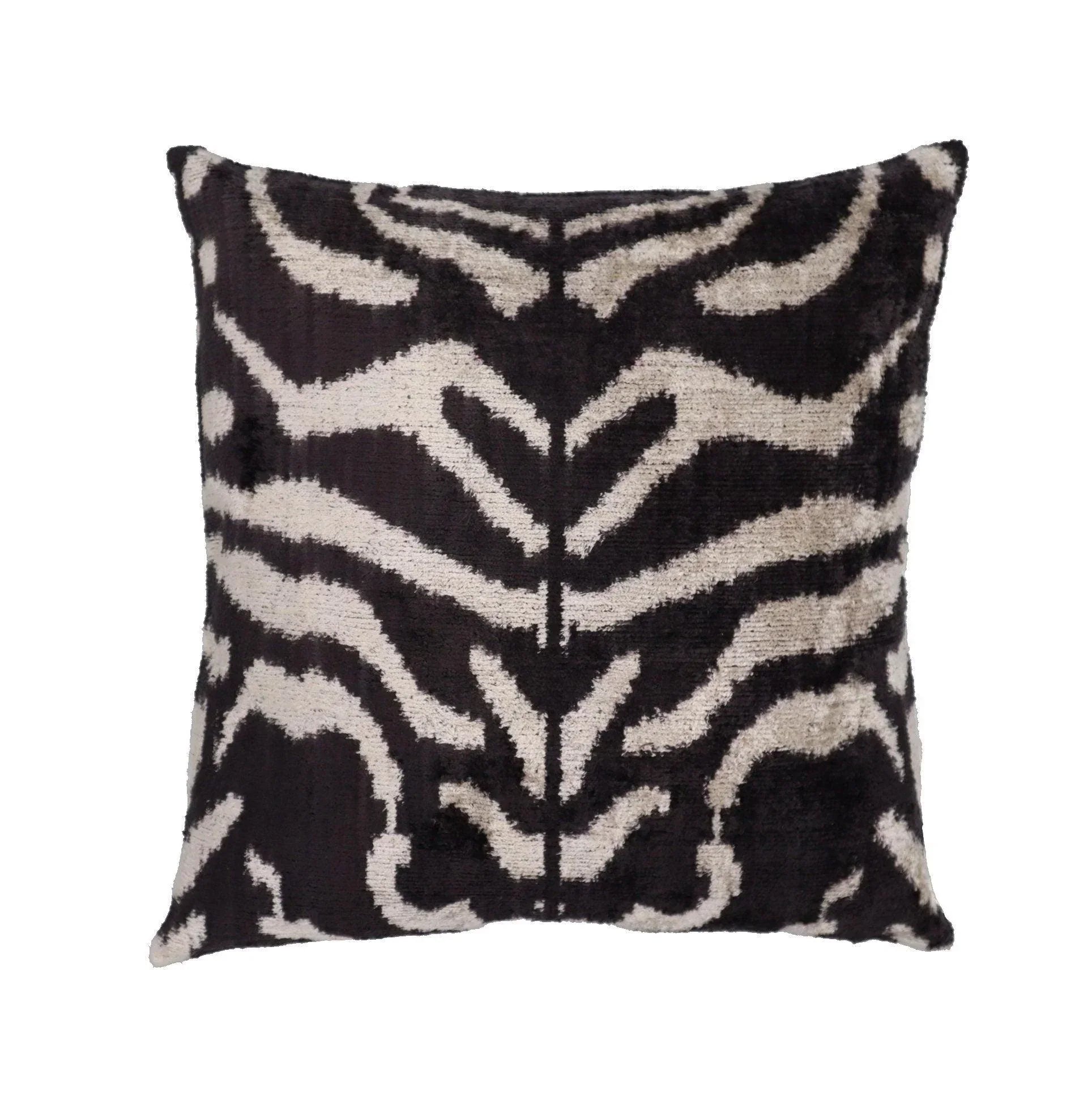 Canvello Black And White Throw Pillow | 16 x 16 in (40 x 40 cm) Canvello