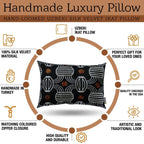 Canvello Black & Copper Silk Velvet Pillow 16x24 Handmade Luxury Lumbar Cushion Canvello