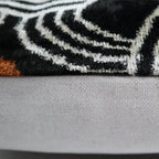 Canvello Black & Copper Silk Velvet Pillow 16x24 Handmade Luxury Lumbar Cushion Canvello