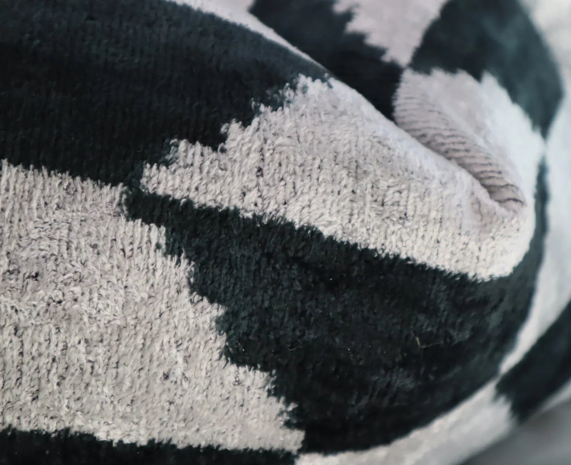 Canvello Black White Handmade 16x24 Silk Velvet Pillow, Organic Veg Dyed, Down/Feather Filled Canvello