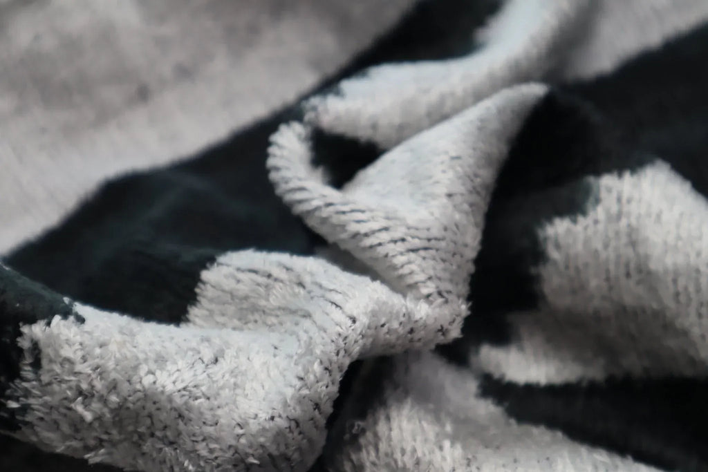 Canvello Black White Handmade 16x24 Silk Velvet Pillow, Organic Veg Dyed, Down/Feather Filled Canvello