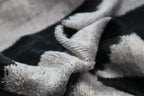 Canvello Black White Handmade 16x24 Silk Velvet Pillow, Organic Veg Dyed, Down/Feather Filled Canvello