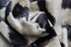 Canvello Black White Handmade 16x24 Silk Velvet Pillow, Organic Veg Dyed, Down/Feather Filled Canvello