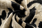 Canvello Black White Handmade 16x24 Silk Velvet Pillow, Organic Veg Dyed, Down/Feather Filled Canvello