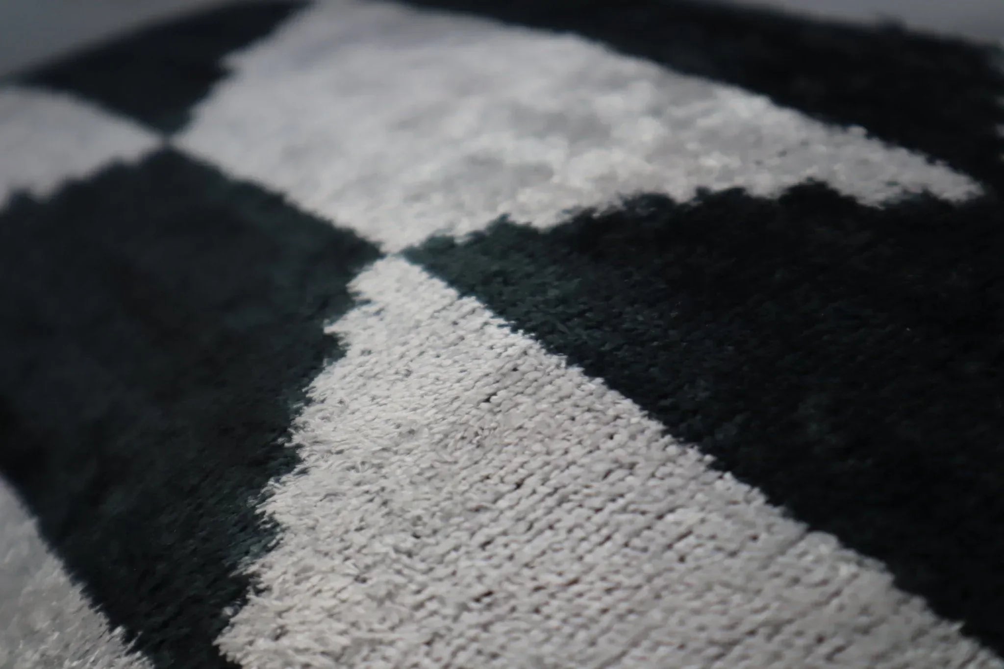 Canvello Black White Handmade 16x24 Silk Velvet Pillow, Organic Veg Dyed, Down/Feather Filled Canvello