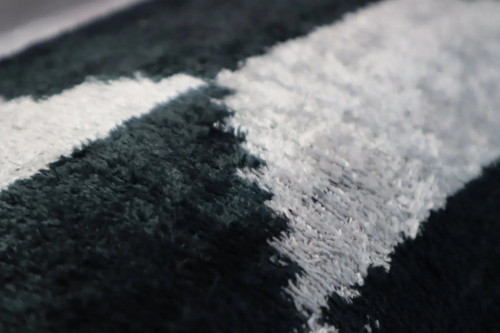 Canvello Black White Handmade 16x24 Silk Velvet Pillow, Organic Veg Dyed, Down/Feather Filled Canvello