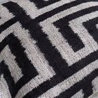 Canvello Black & White Throw Pillows | X in (40 X Cm), side view - House Of Avana