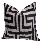 Canvello Black & White Throw Pillows | X in (40 X Cm), front view - House Of Avana