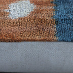 Canvello Blue And Brown Pillows For Living Room - 16x16 inch Canvello