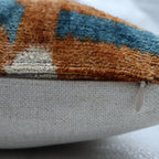 Canvello Blue And Brown Pillows For Living Room - 16x16 inch Canvello