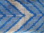 Canvello Blue And White Chevron Pillows For Couch - 16x24 in Canvello
