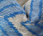 Canvello Blue And White Chevron Pillows For Couch - 16x24 in Canvello