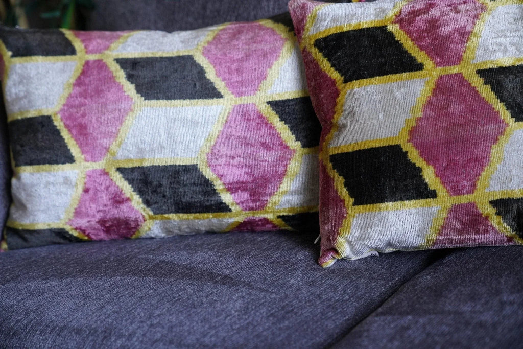 Canvello Colorful Throw Pillows For Couch | 16x16 in | 16x24 inch | Set of 2 | Canvello