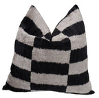 Canvello Decorative Black And White Lumbar Pillow | 16 x 16 in (40 x 40 cm) Canvello