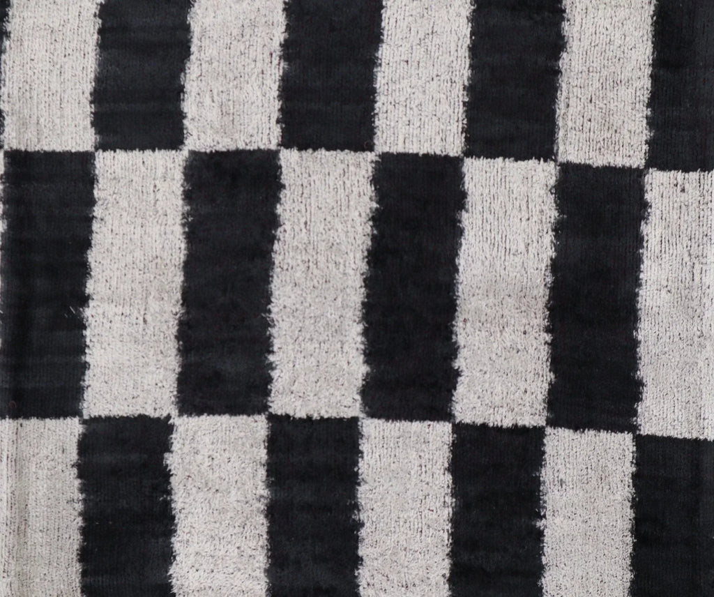 Canvello Decorative Black And White Lumbar Pillow | 16 x 16 in (40 x 40 cm) Canvello
