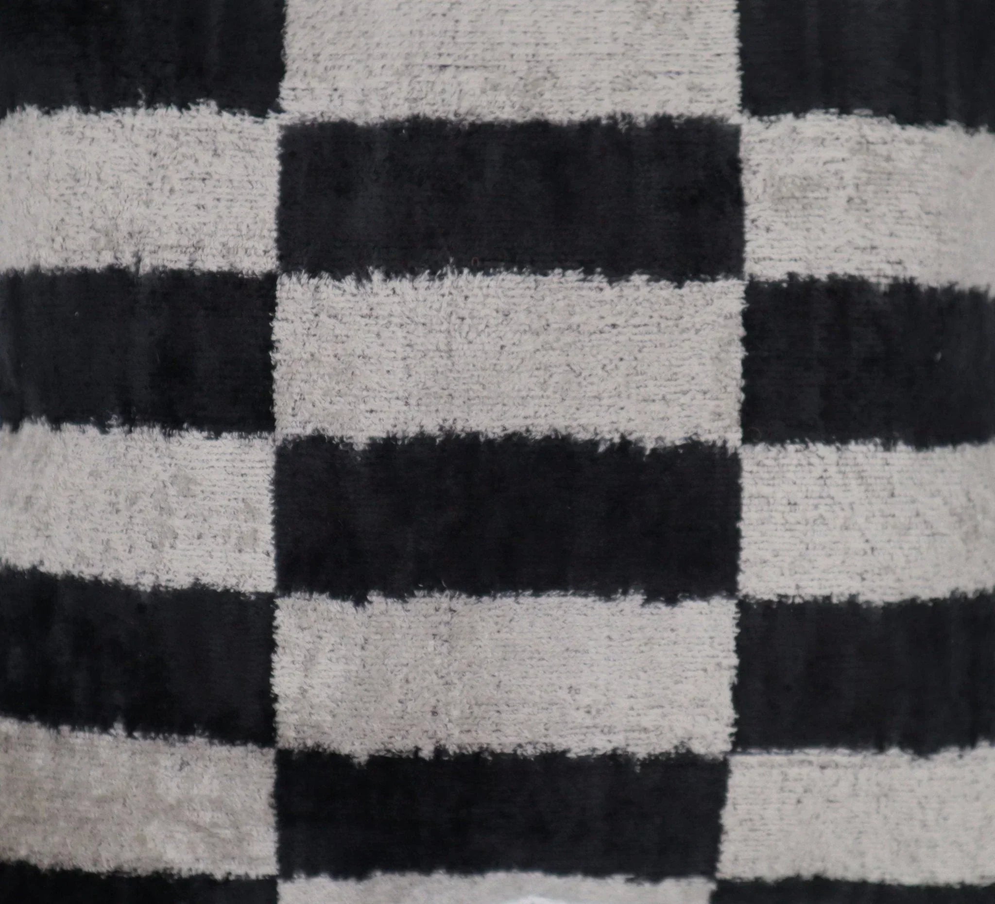 Canvello Decorative Black And White Lumbar Pillow | 16 x 16 in (40 x 40 cm) Canvello
