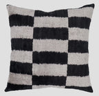 Canvello Decorative Black And White Lumbar Pillow | 16 x 16 in (40 x 40 cm) Canvello