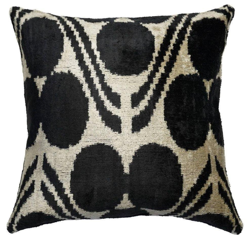 Canvello Decorative Black And White Throw Pillow Canvello