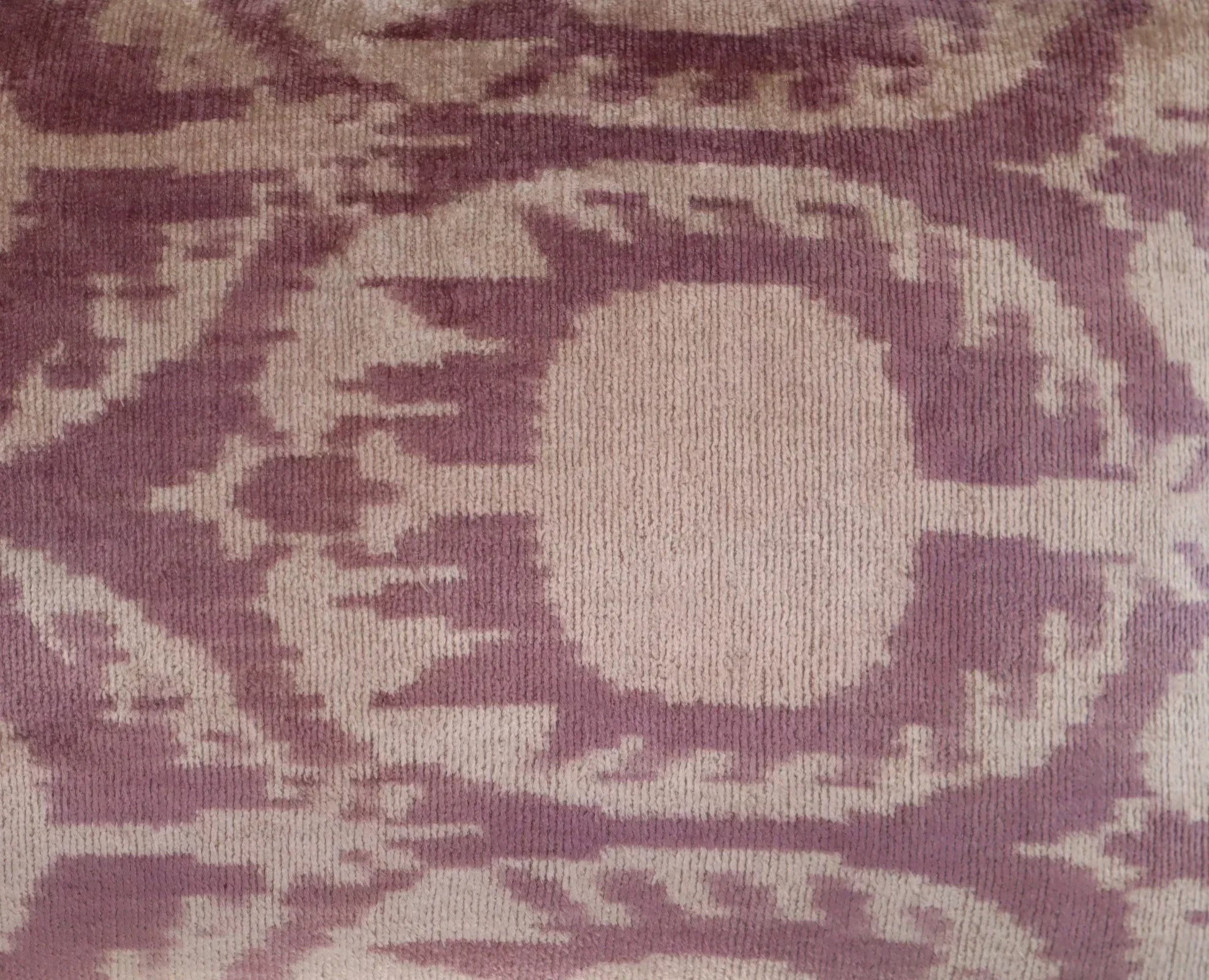 Canvello Decorative Brown Beigethrow Pillow Down Feather Filled - 16x24 in, detail shot - House Of Avana