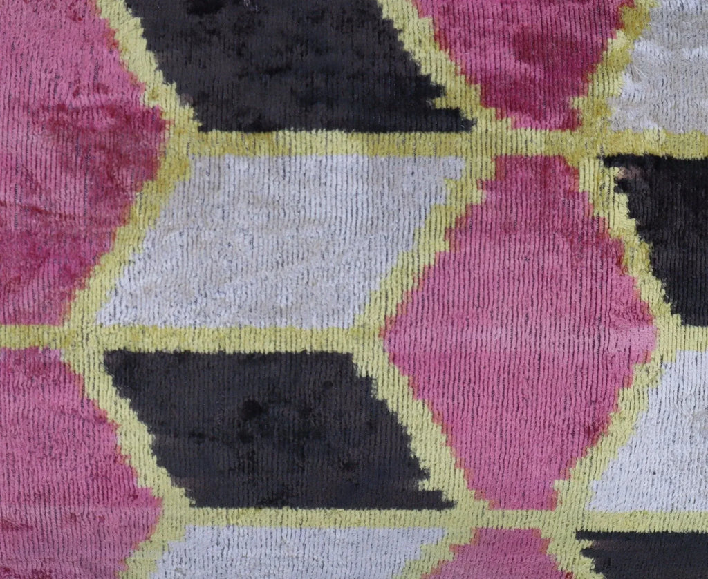 Canvello Decorative Dirty Pink Velvet Throw Pillow - 16x24 in Canvello