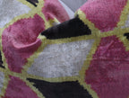 Canvello Decorative Dirty Pink Velvet Throw Pillow - 16x24 in Canvello
