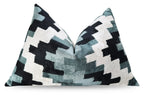 Canvello Decorative Gray Throw Pillow Down Filled - 16x24 in Canvello