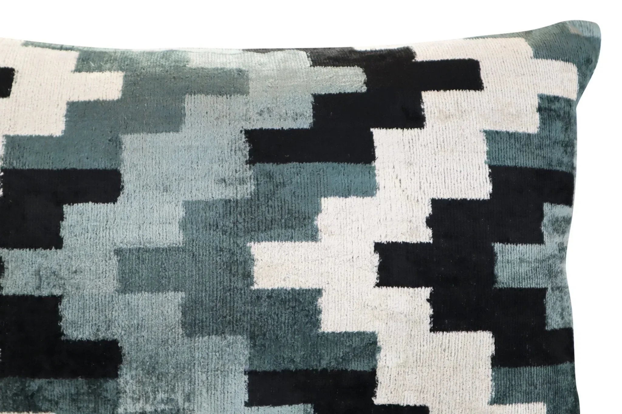 Canvello Decorative Gray Throw Pillow Down Filled - 16x24 in Canvello