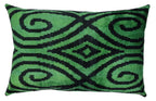Canvello Decorative Green Throw Pillows for Couch - 16x24 in, front view - House Of Avana