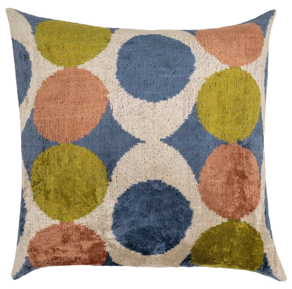 Canvello Decorative Multicolor Throw Pillow - 24"x24", detail shot - House Of Avana