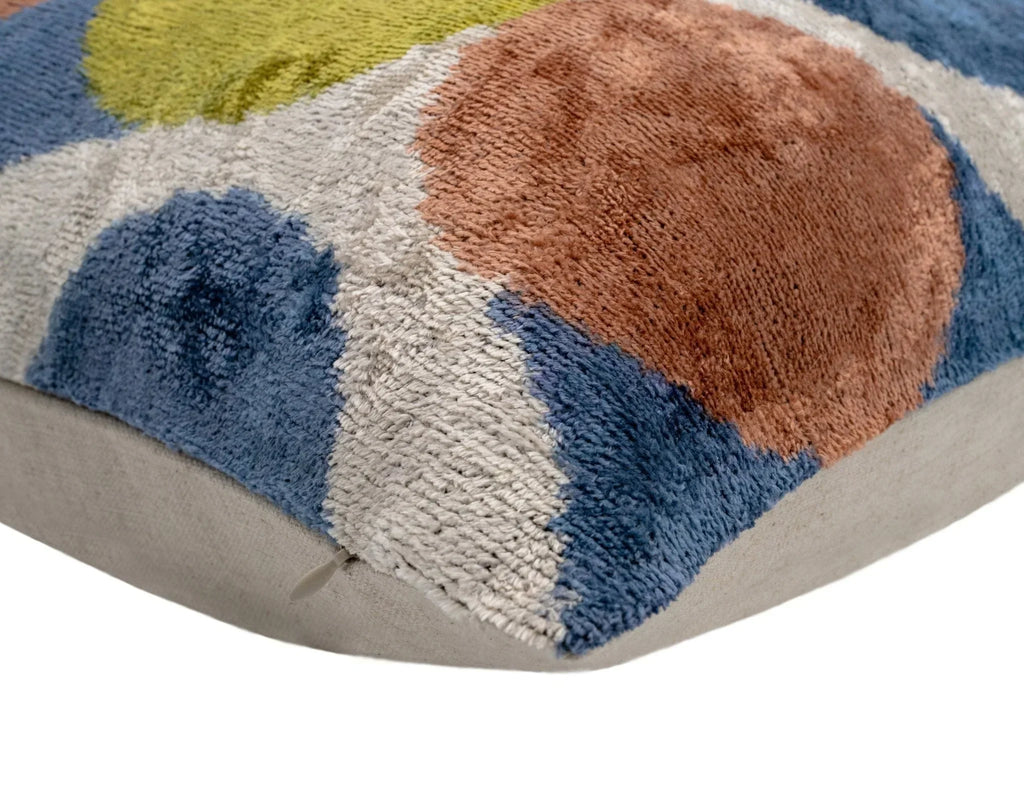 Canvello Decorative Multicolor Throw Pillow - 24"x24", lifestyle image - House Of Avana