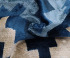 Canvello Decorative Navy Blue Throw Pillow Down Filled - 16x24 in Canvello