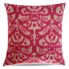 Canvello Decorative Pink Beige Geometric Throw Pillow Down Feather Filled - 16x16 in Canvello
