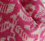 Canvello Decorative Pink Beige Geometric Throw Pillow Down Feather Filled - 16x16 in Canvello