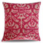 Canvello Decorative Pink Beige Geometric Throw Pillow Down Feather Filled - 16x16 in Canvello
