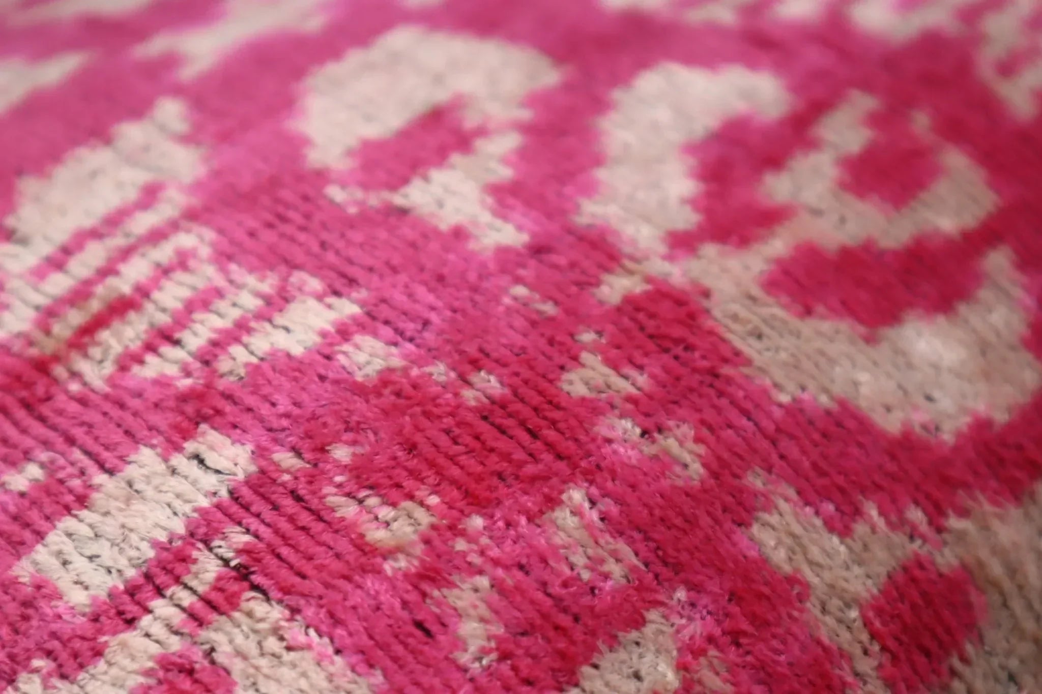 Canvello Decorative Pink Beige Geometric Throw Pillow Down Feather Filled - 16x24 in Canvello