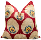 Canvello Decorative Pink Beige Throw Pillow - 24"x24" Canvello