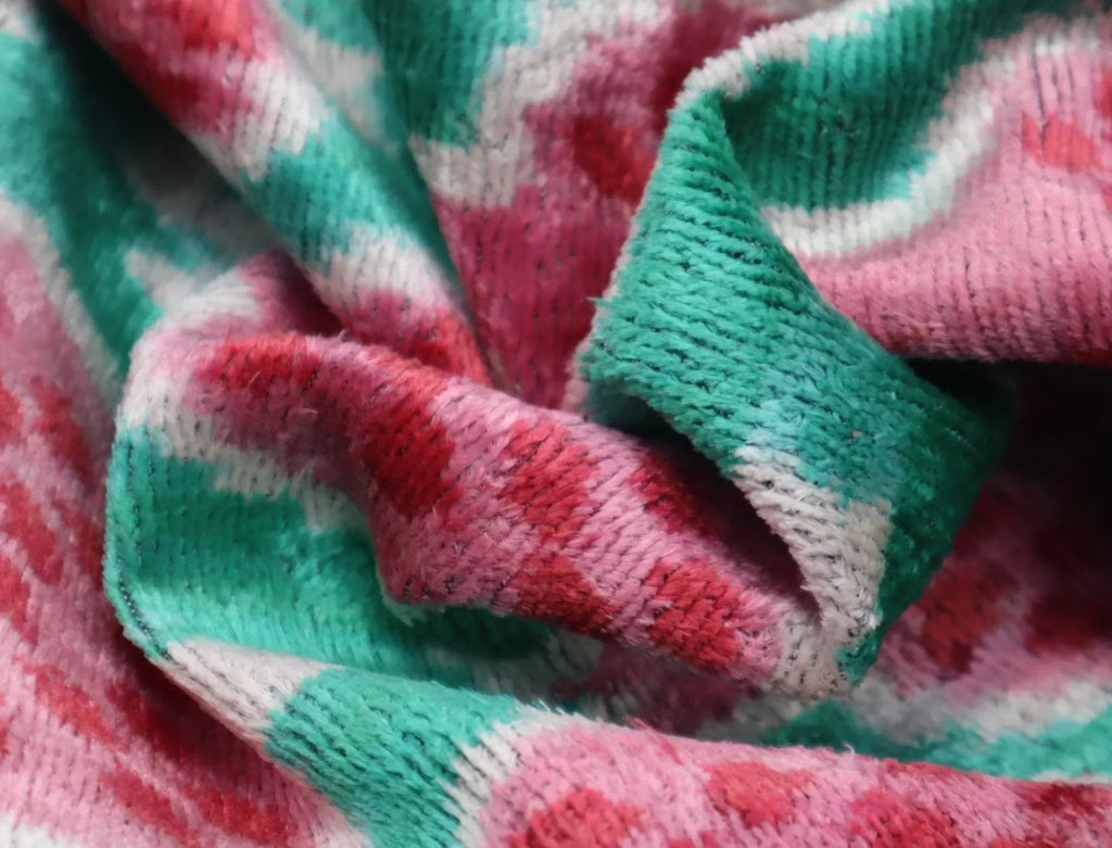 Canvello Decorative Pink Green Pomegranate Pattern Geometric Throw Pillow Down Feather Filled - 16x24 in Canvello